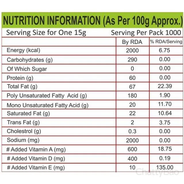 Pansari Tilsari Vegetable Oil 1 L view 3