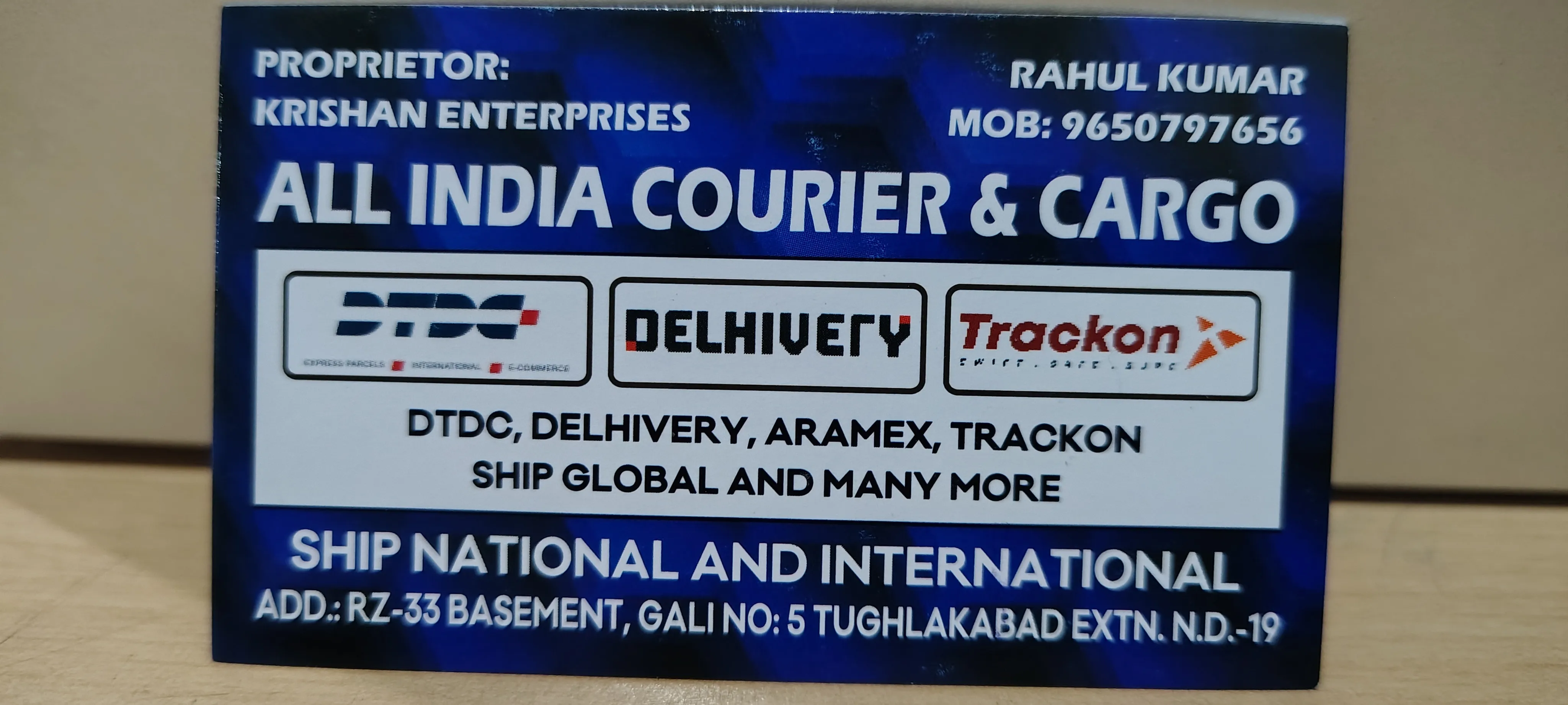 Domestic & International Courier Service view 2