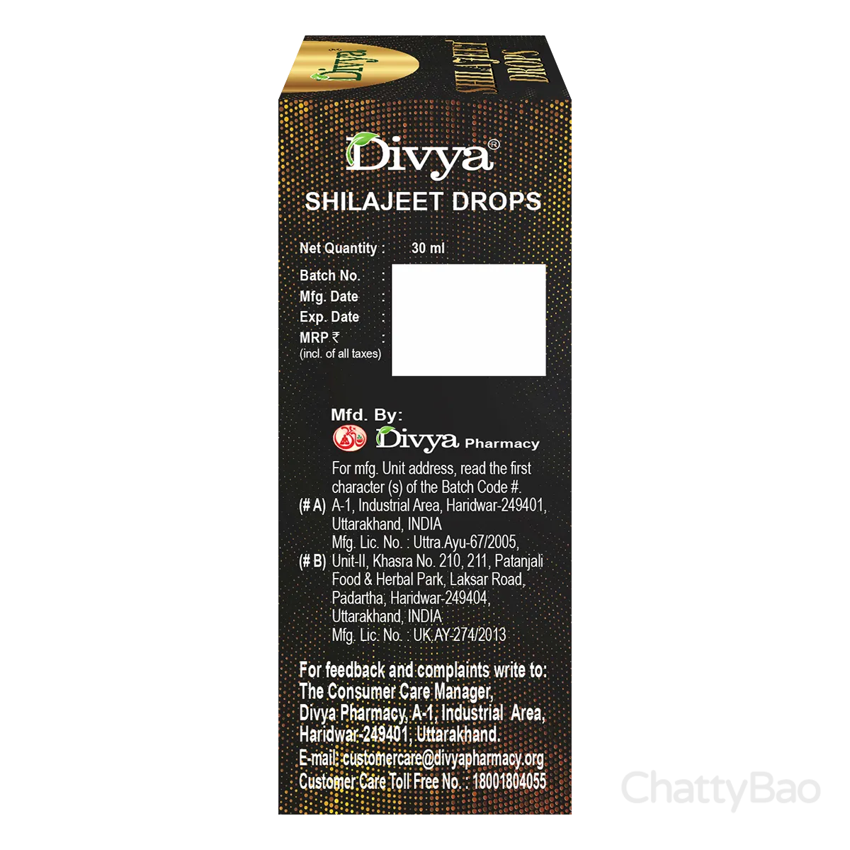 Divya Shilajeet Drops 30 ml view 2