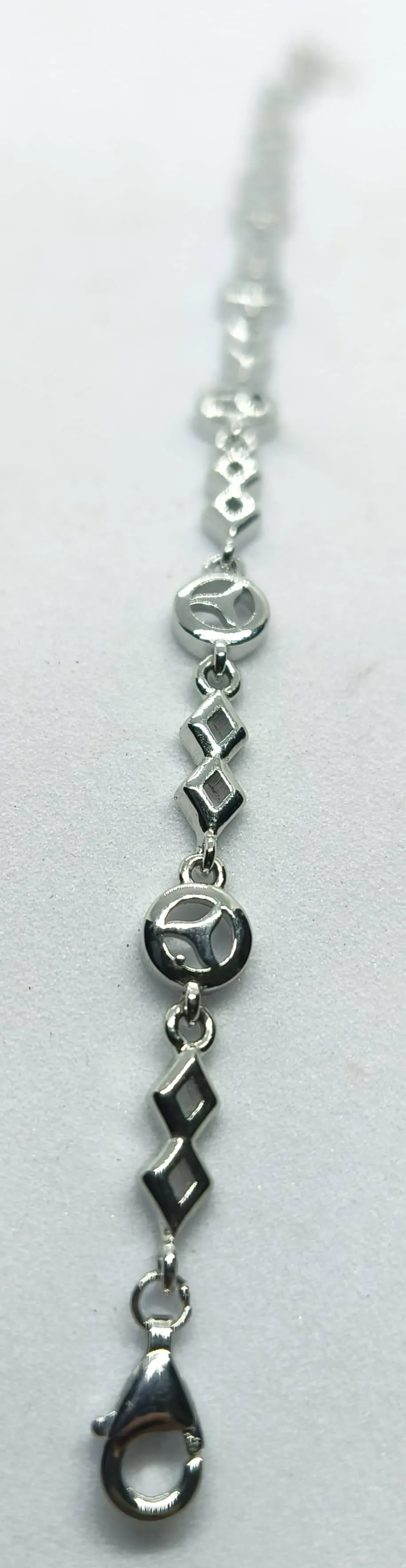 Archvins Peace Silver Bracelet (AVSBR-035) view 4