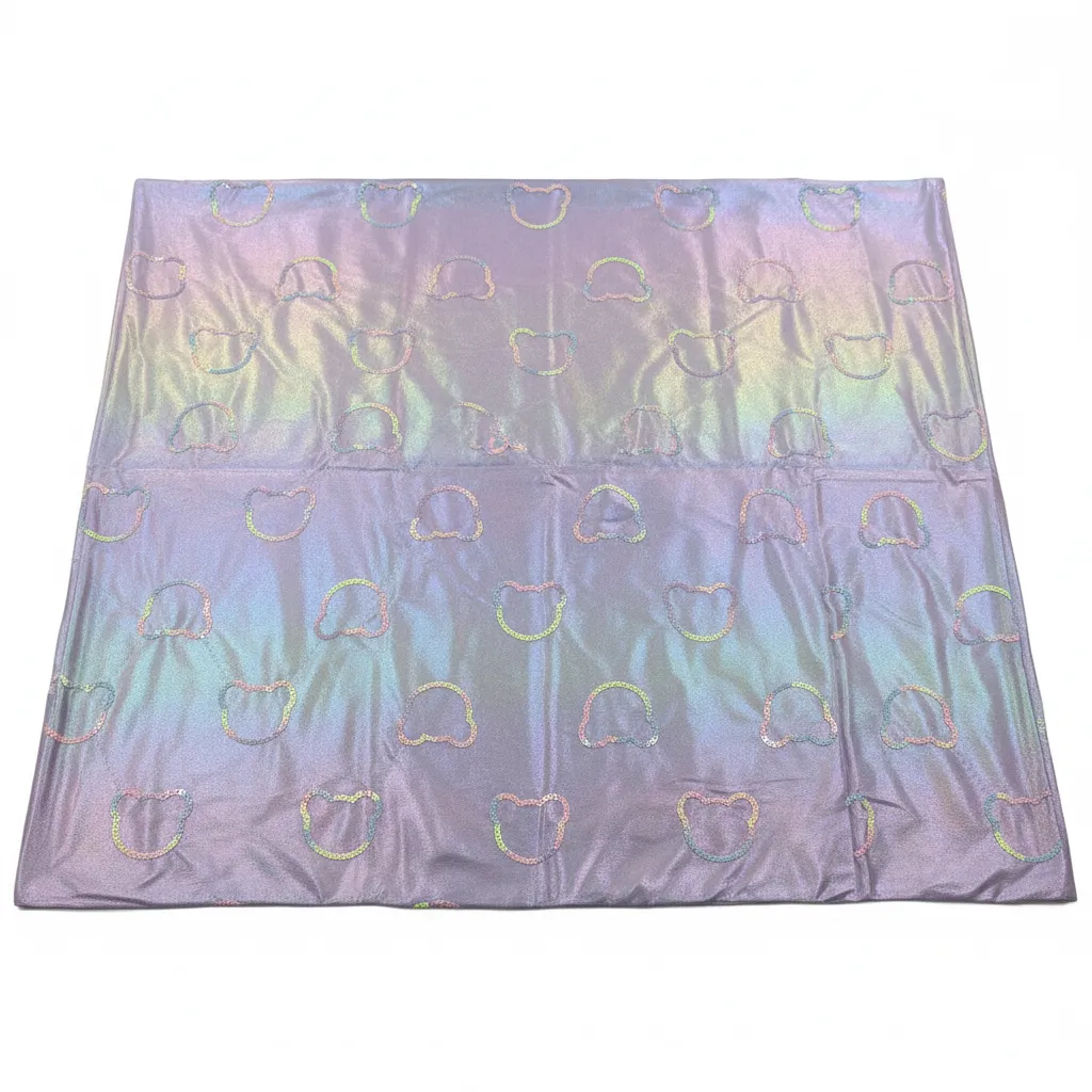 Iridescent Sequin Fabric view 2