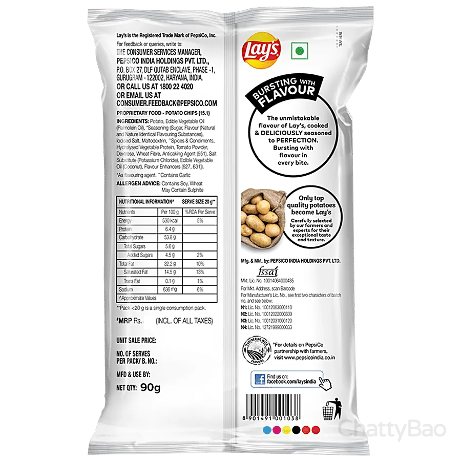 Lays Spanish Tomato Chips 90 g view 2