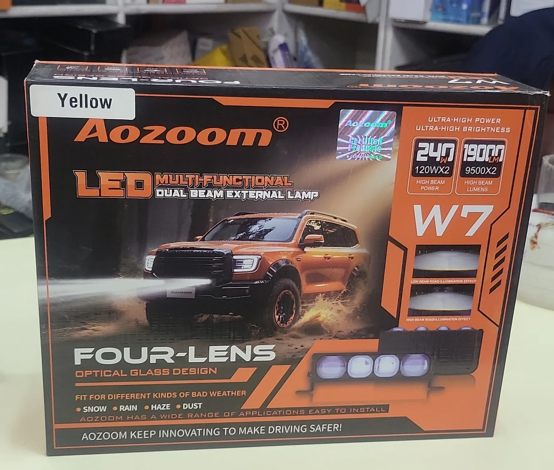 Aozoom LED Multifunctional Dual Beam External Lamp view 3