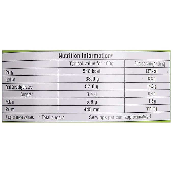 Pringles Potato Crisps Sour Cream & Onion Flavour 110 g view 2