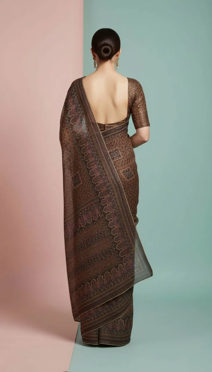 Elegant Printed Dupatta view 4