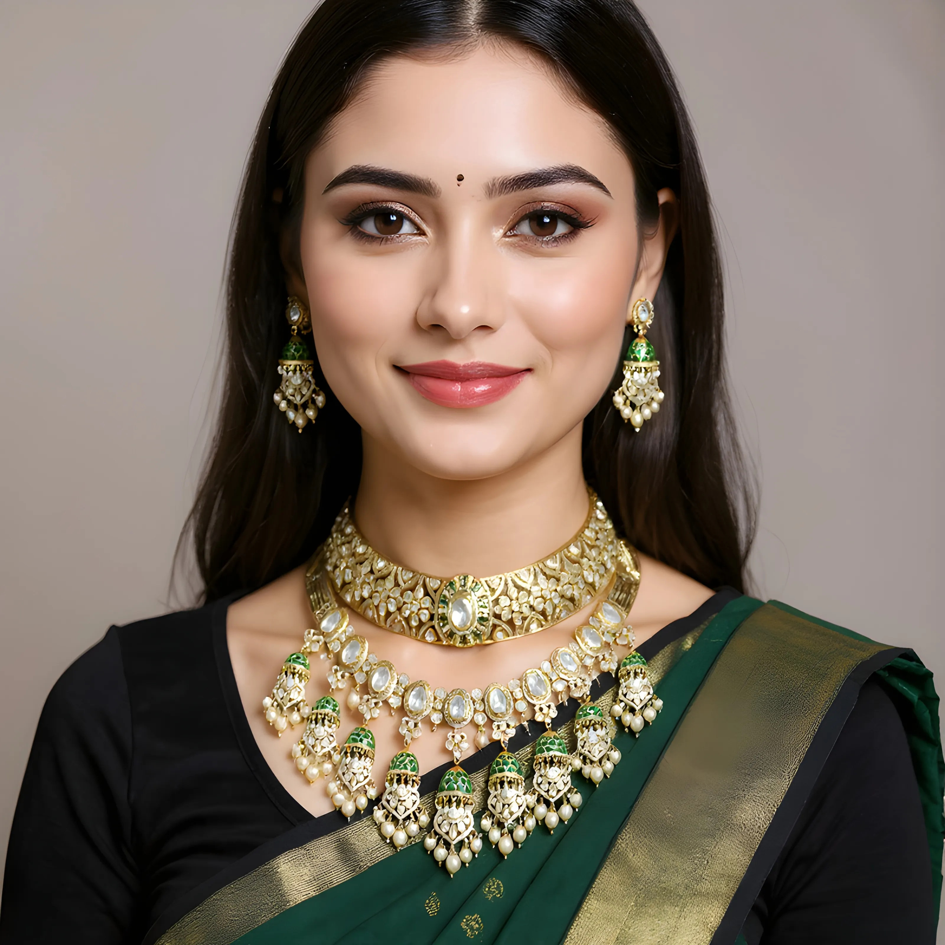 Bridal Set Mozonight Necklace Set