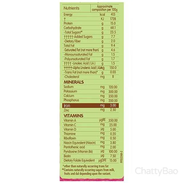 Nestle Cerelac Multigrain & Fruits 12 to 24 Months 300 g view 3