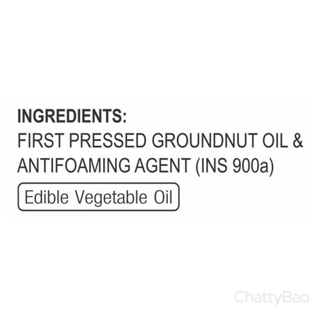 Patanjali Virgin Groundnut Oil Pouch 1 L view 5