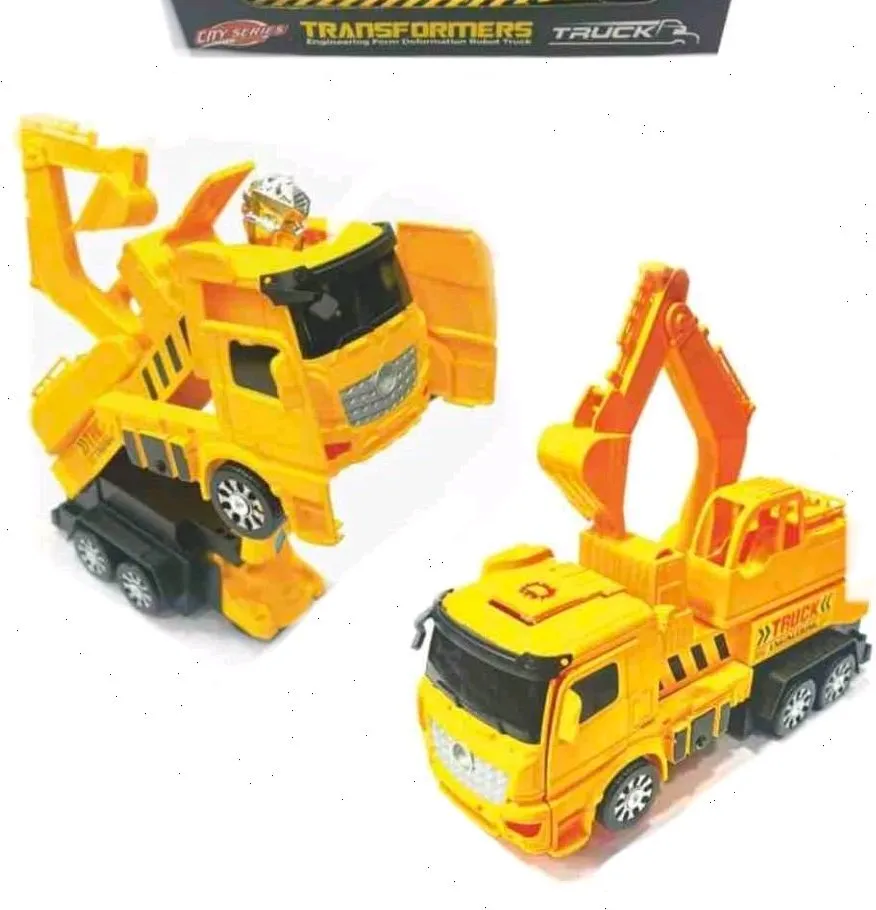 Transformers Truck, 3+, Yellow, 1 Pcs view 2