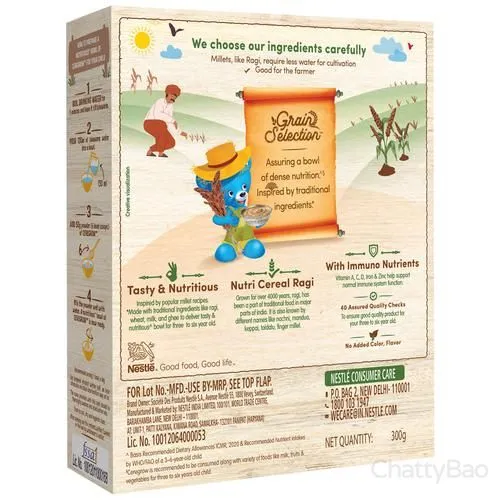 Nestle Ceregrow Ragi Mixed Fruit & Ghee 300 g view 2