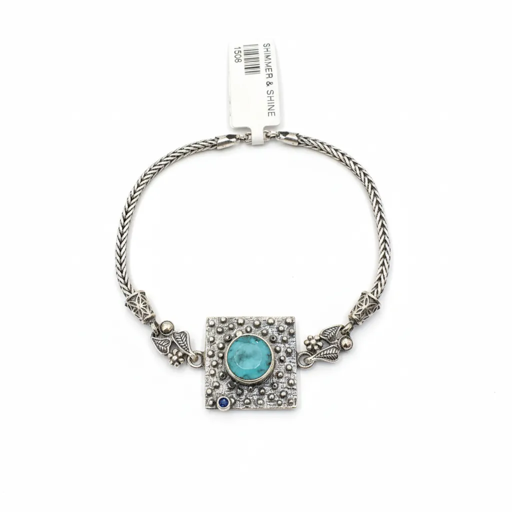 Silver Turquoise Bracelet