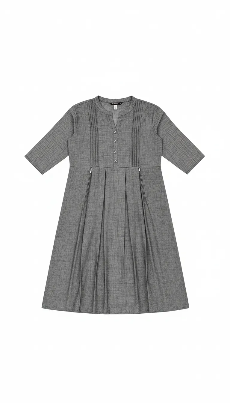 Moms n Mom Cotton Rayon Maternity Short Dress 2419 view 2