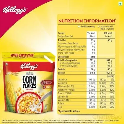 Kelloggs Corn Flakes - Original 1.2 Kg view 3