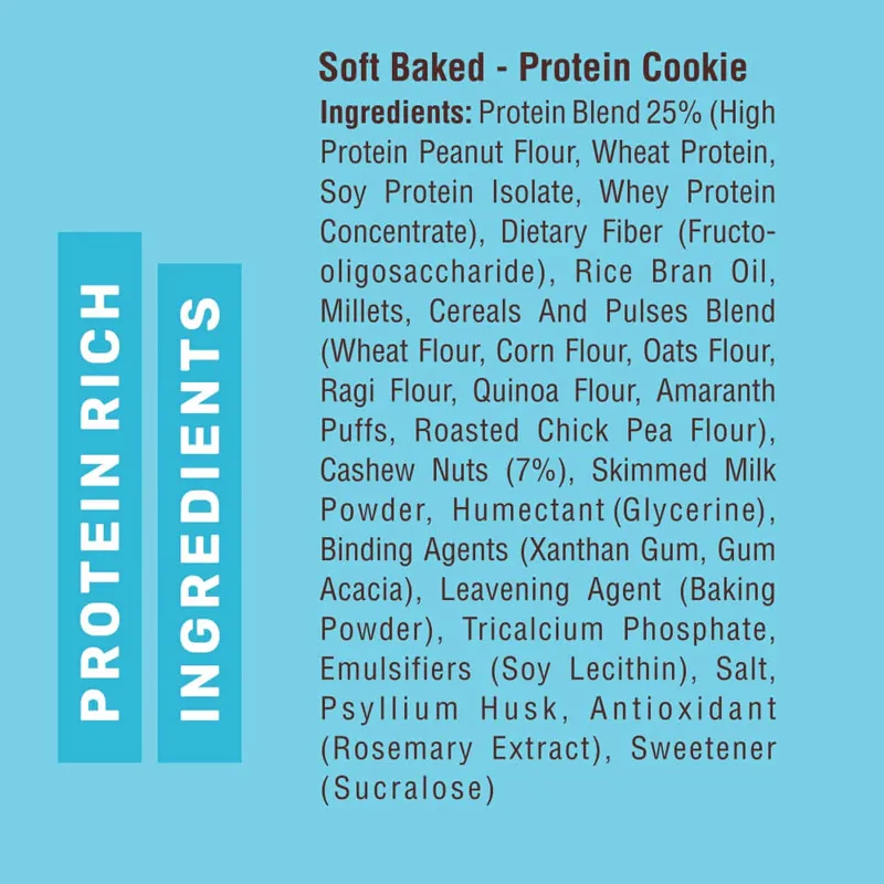 RiteBite Max Protein Cookies Cashew Delite 60 g view 4