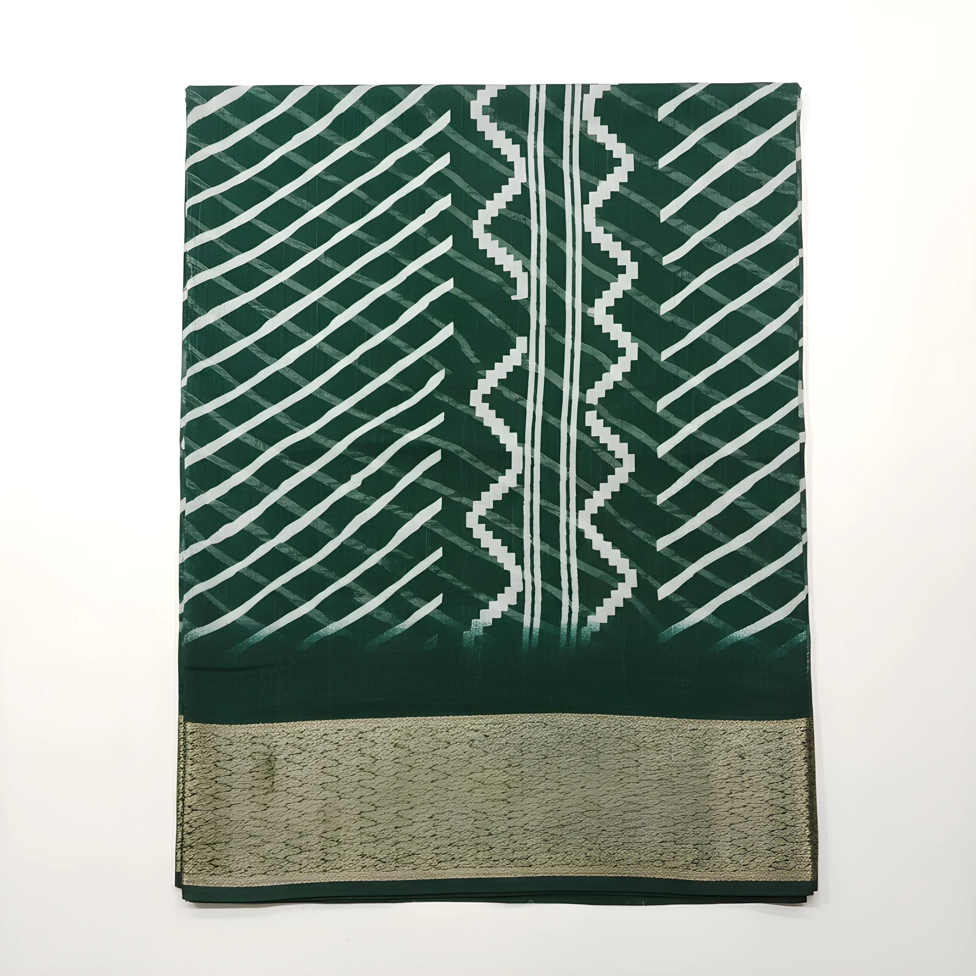 The Mirror Story Cotton Lehariya Saree view 2