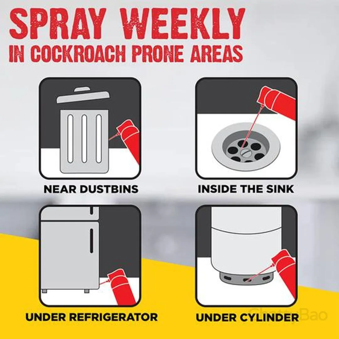 Hit Cockroach Killer Spray 400 ml view 5
