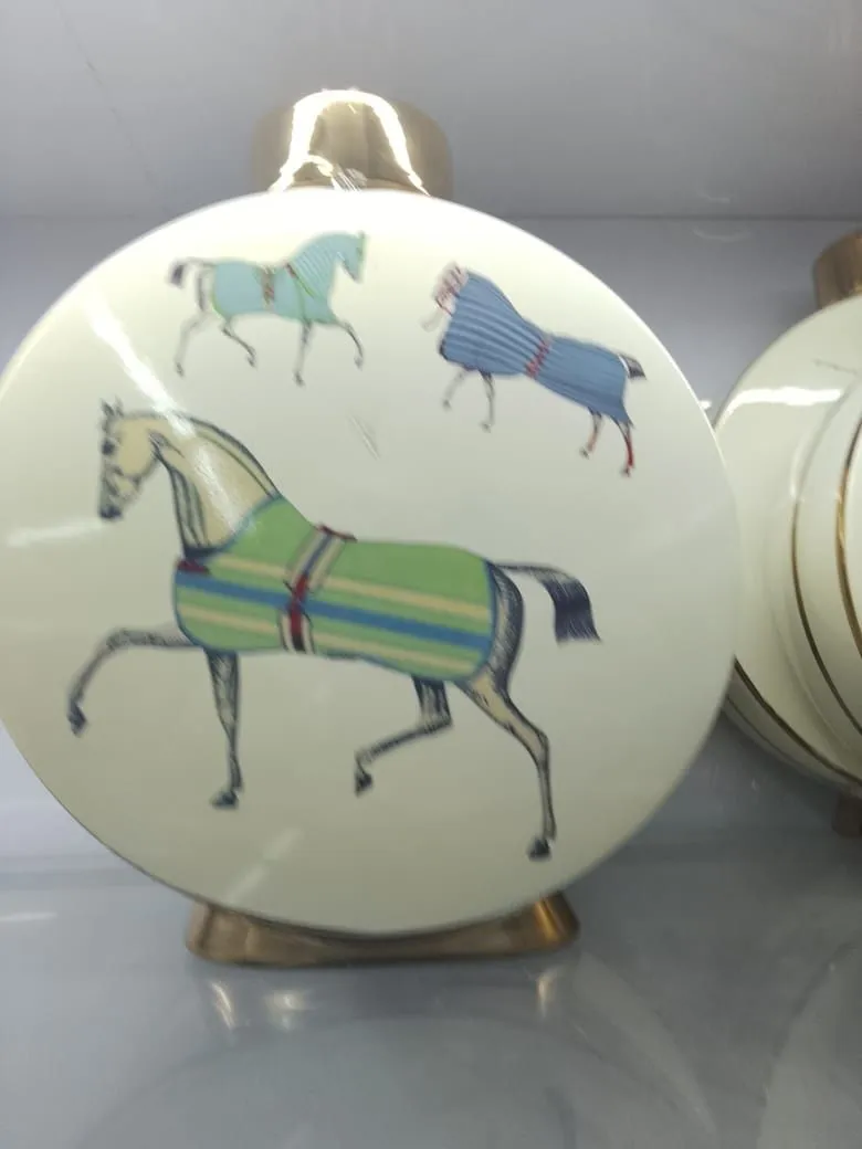 Decorative Porcelain Flask view 3