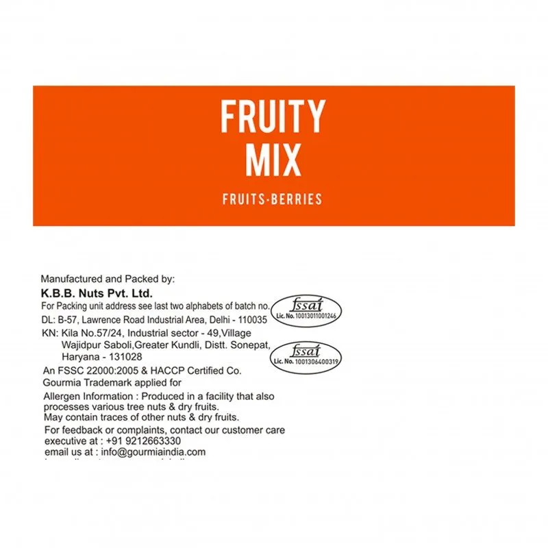 Gourmia Mixed Dry Fruits 200 g view 4