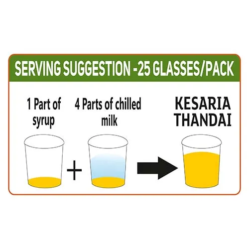 Hitkary Syrup Sandali Kesaria Thandai Dry Fruit 700 ml view 4