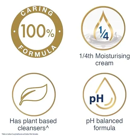 Dove Care & Protect Moisturising Cream Beauty Bathing Bar (Pack of 4 x 100 g each) view 3