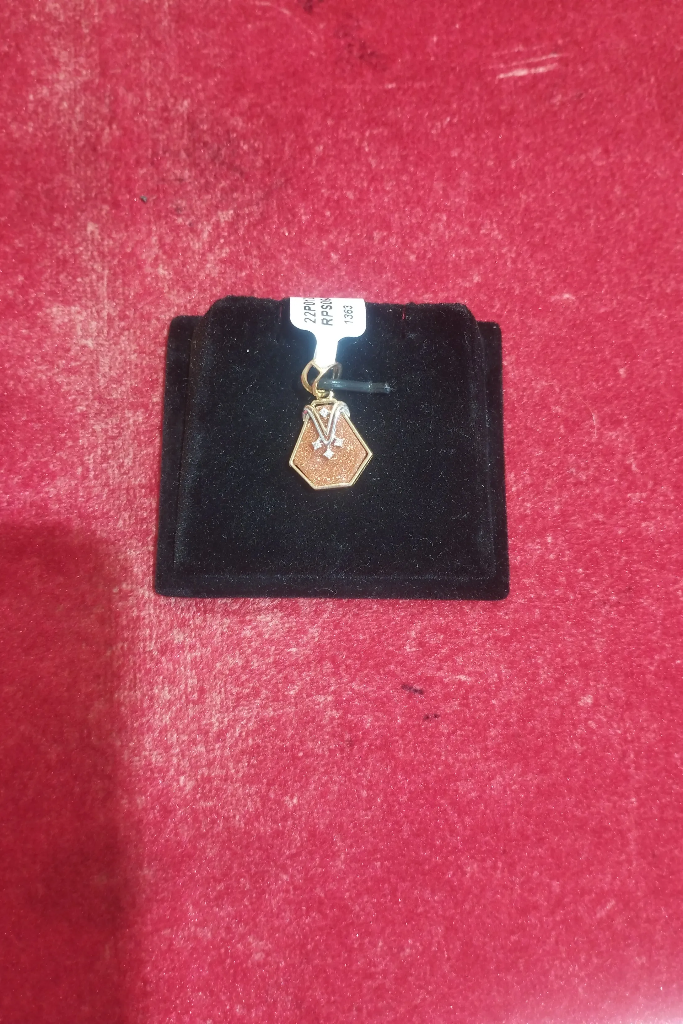 Rose Gold Pendant view 2