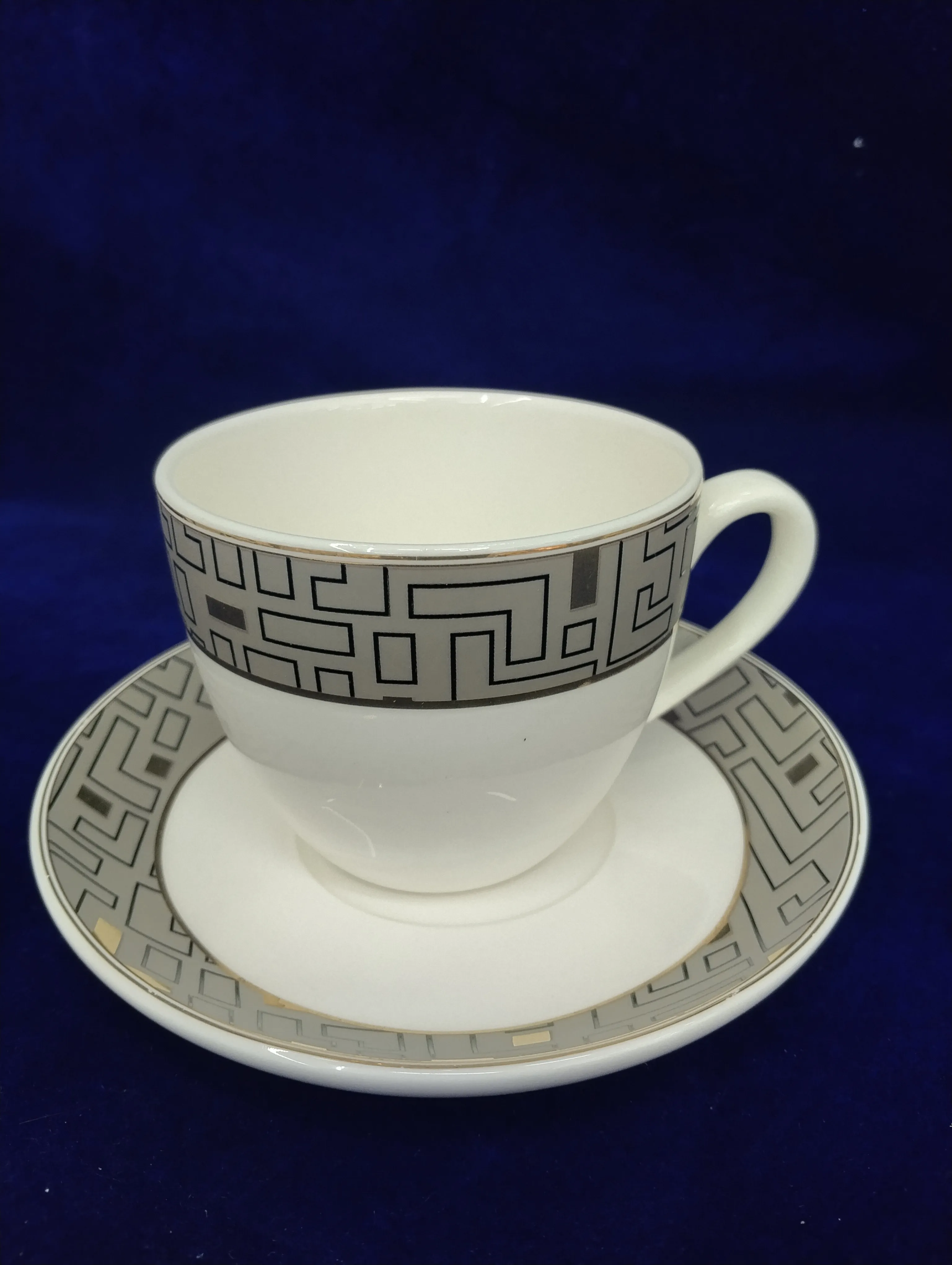 Porcelain Cups and Saucers view 2