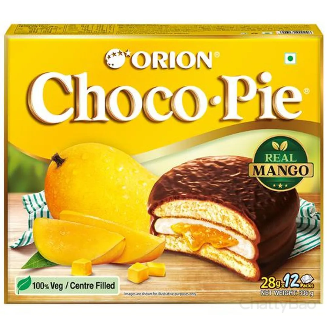 Orion Mango Choco Pie 12 Pieces view 2