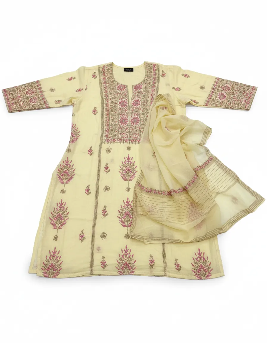 Embroidered Suit Set view 2