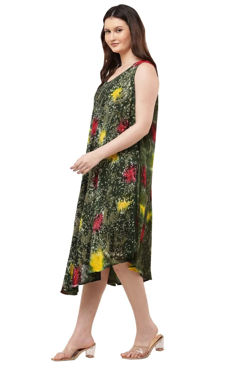 Floral Tie & Die Dress view 3