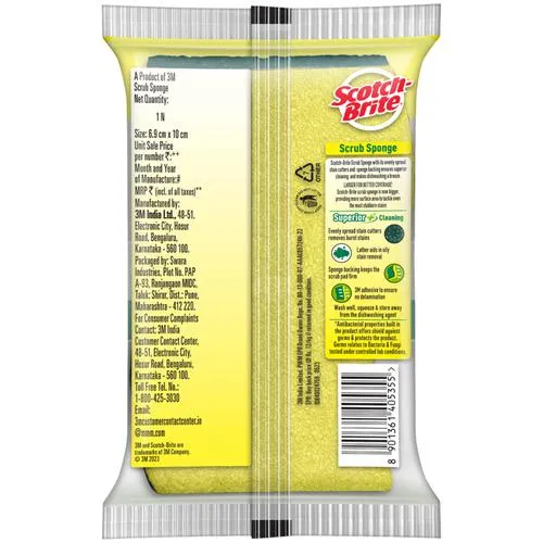 Scotch Brite Scrub Sponge Large 1 Piece view 3