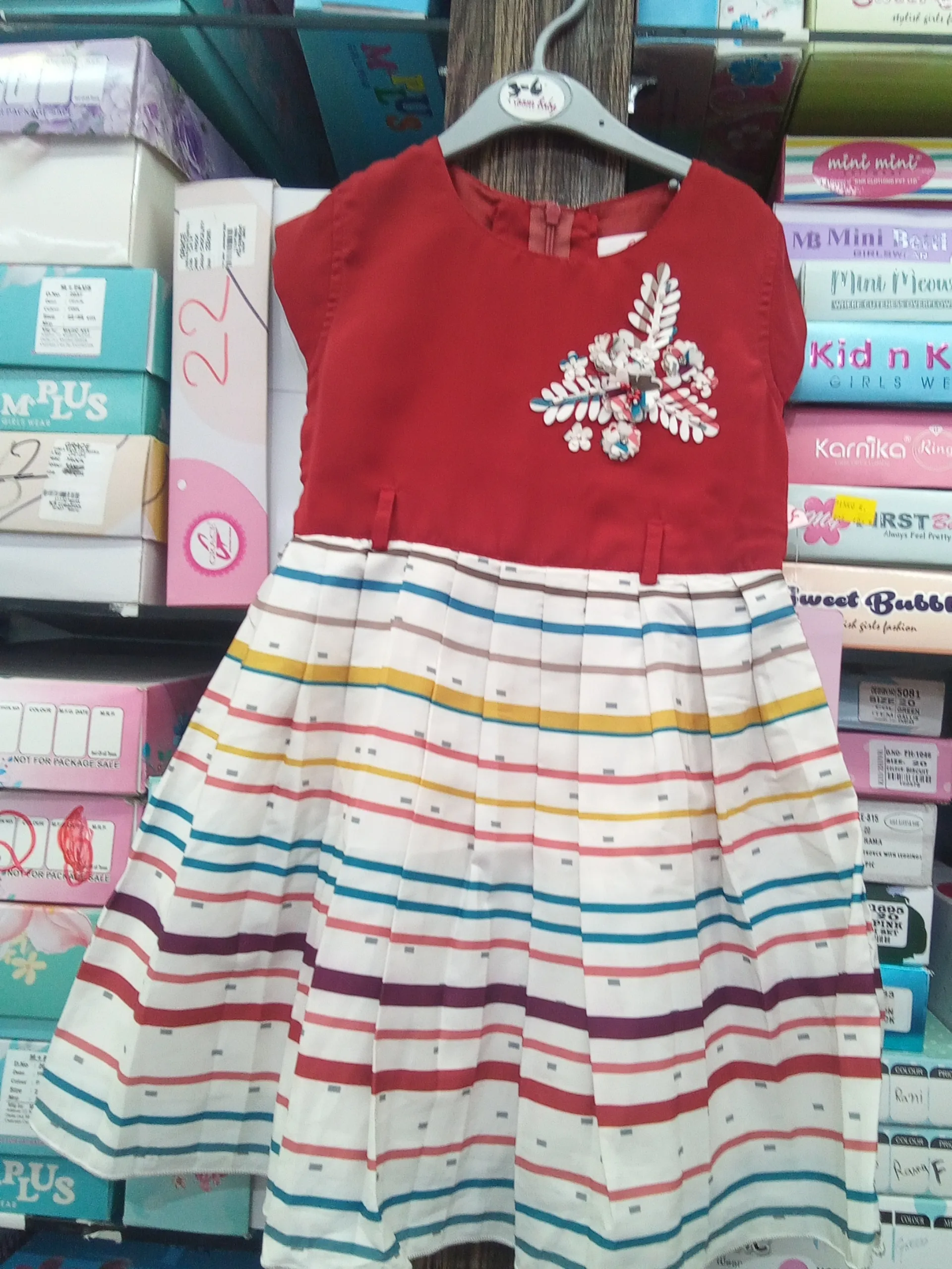 Girls Cotton Frock:R view 3
