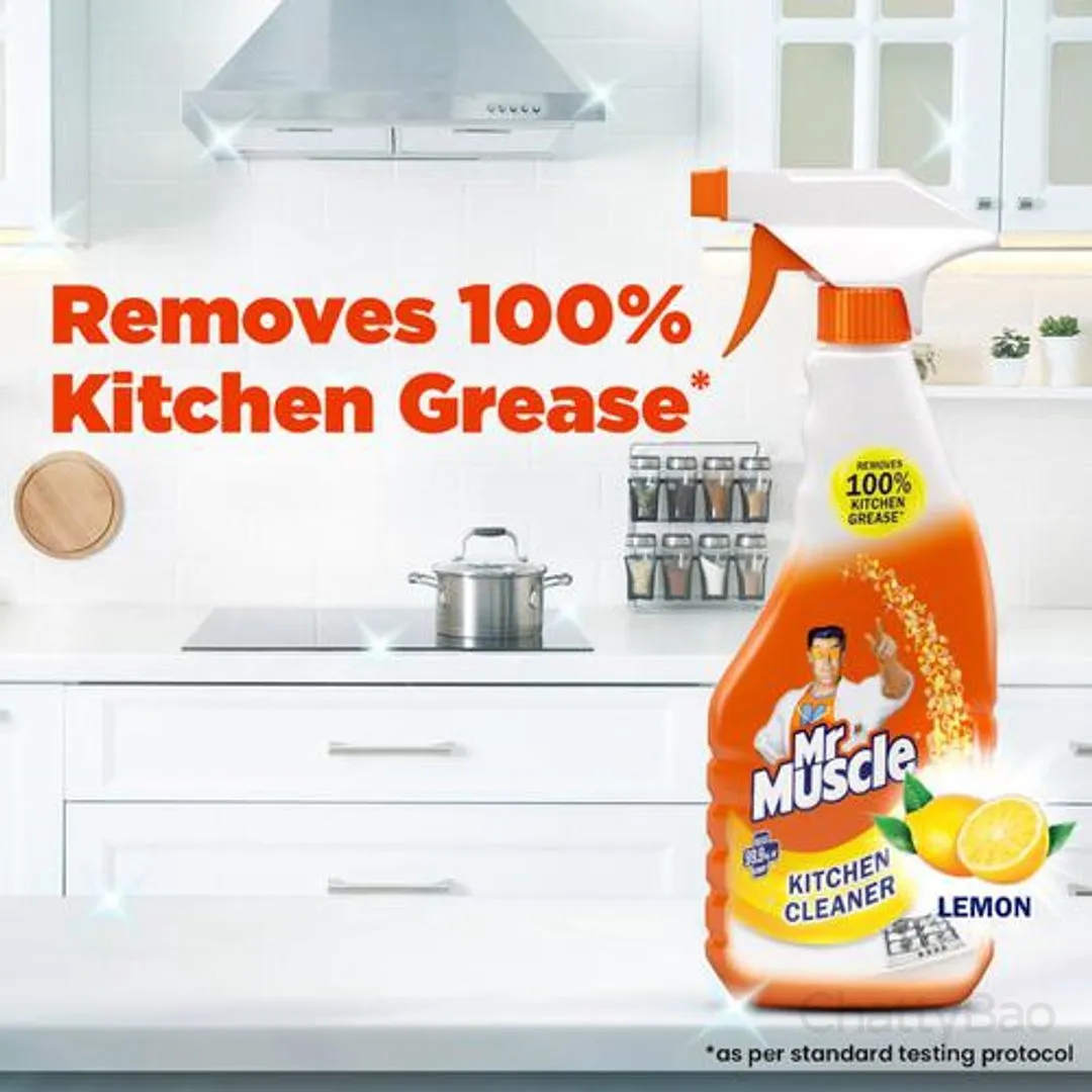 Mr Muscle Kitchen Cleaner Spray 450 ml view 3