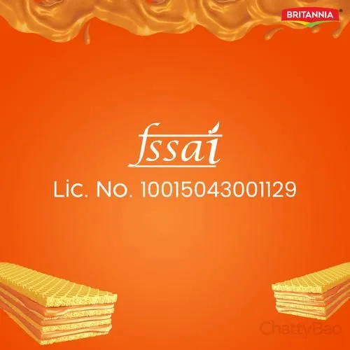Britannia Treat Creme Wafers - Orange 55 g view 4