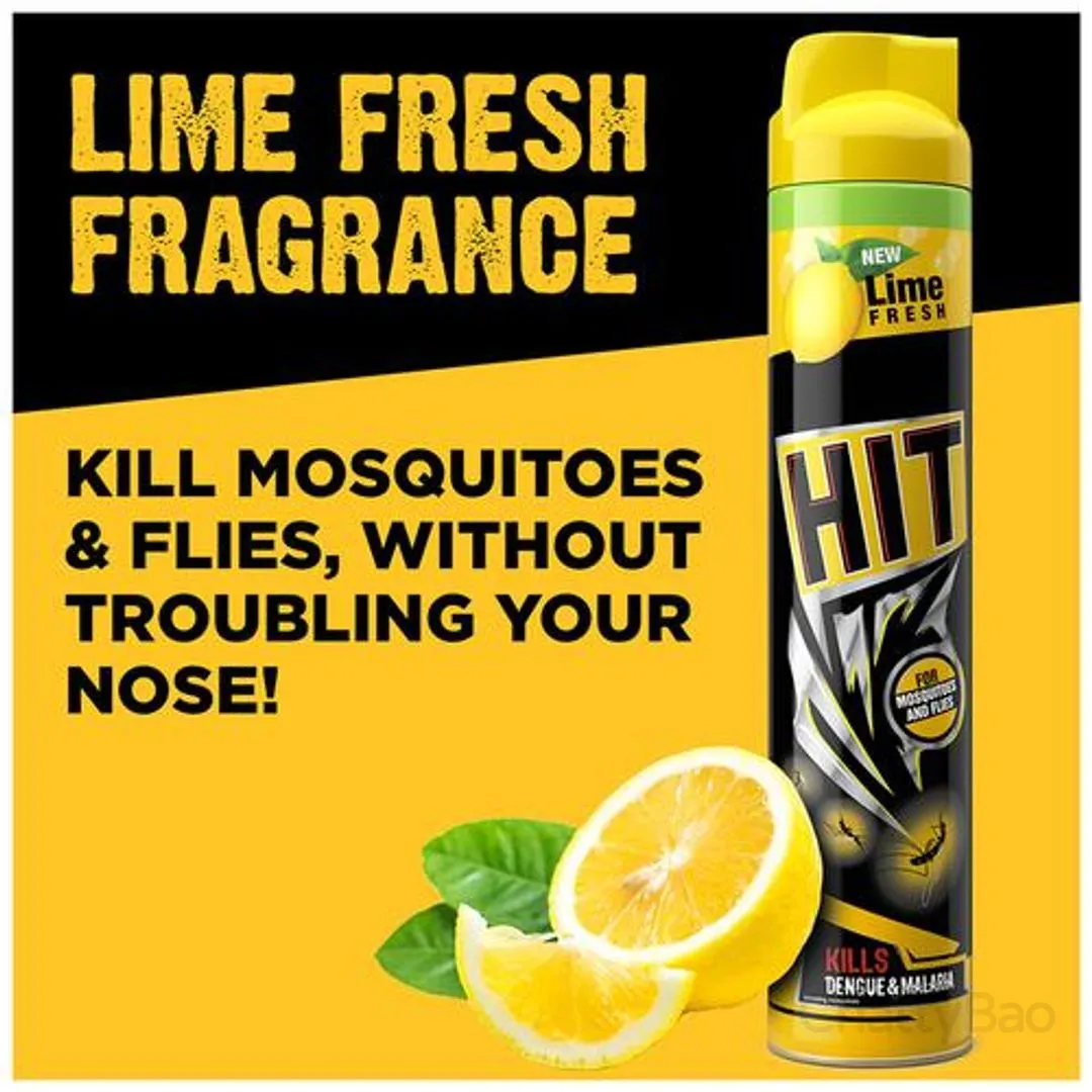 Hit Mosquito & Fly Killer Spray - Lime Fragrance 400 ml view 4