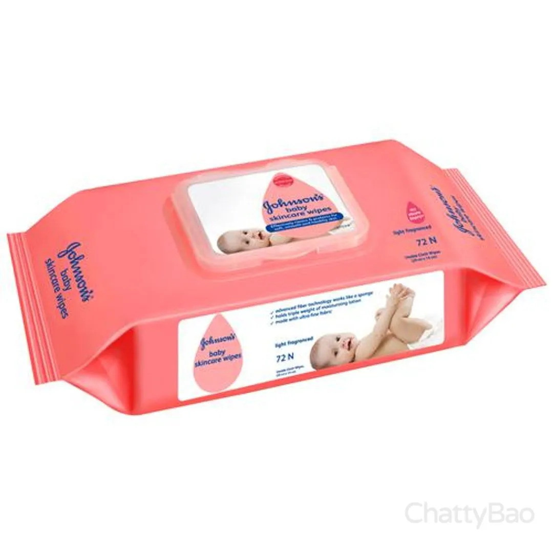 Johnson's Skincare Baby Wipes 72 Pieces view 3