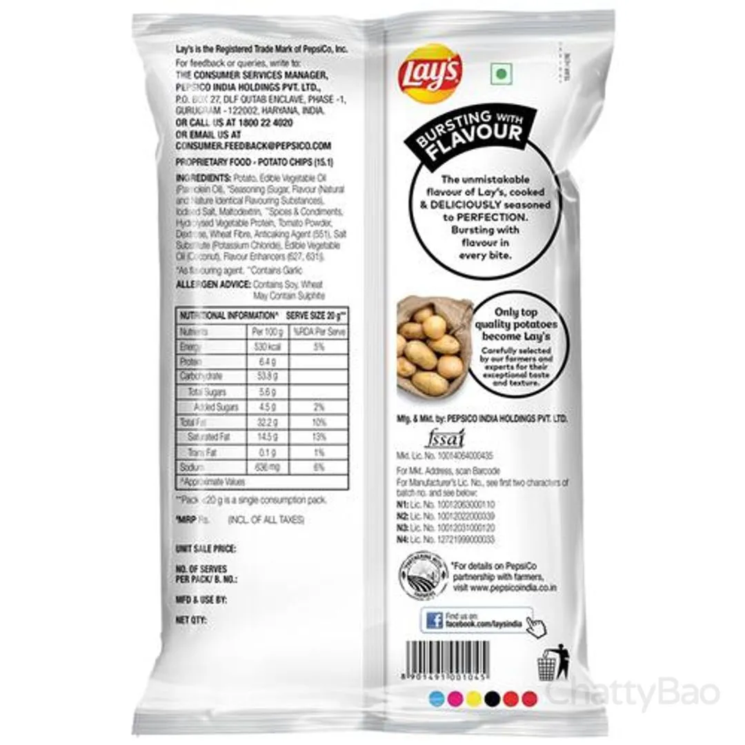 Lays Spanish Tomato Chips 50 g view 2
