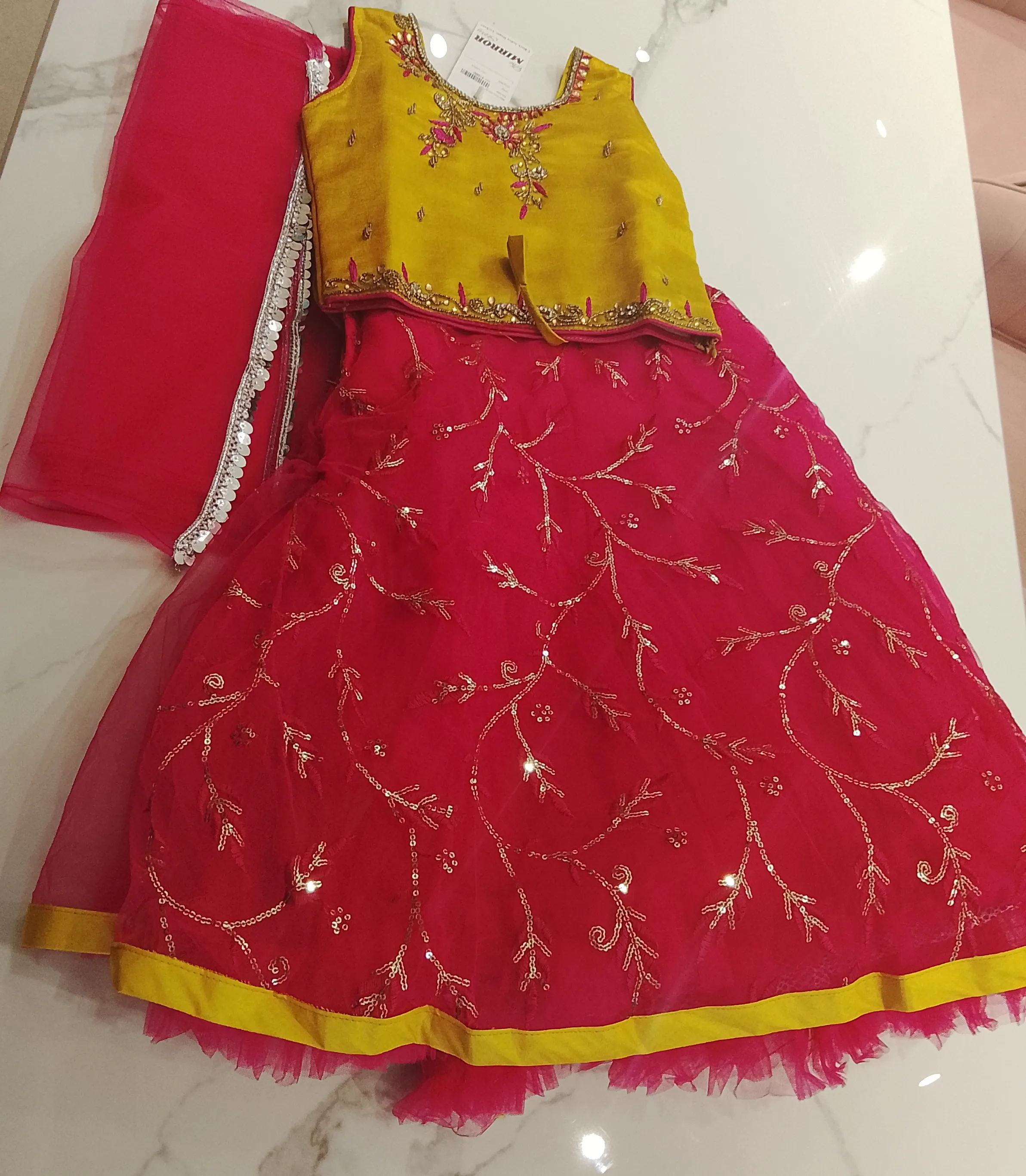 The Mirror Story Girls Lehenga Set view 2