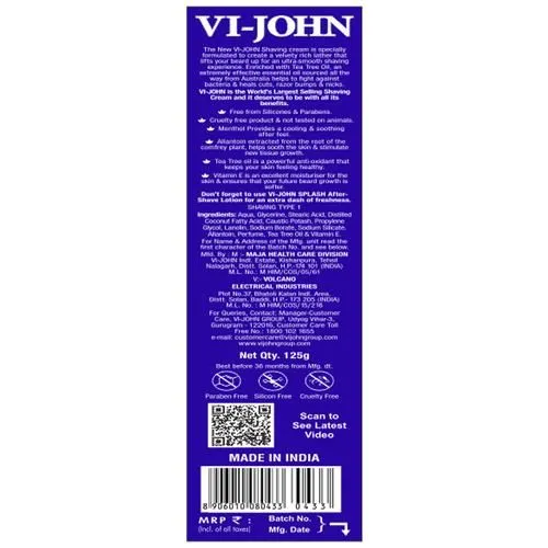 Vi John Shaving Cream Classic 125 g view 2