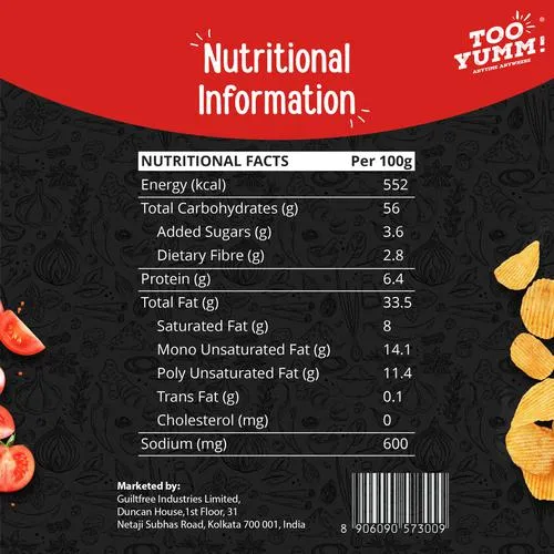 Too Yumm Potato Chips - Spanish Tomato 45 g view 3