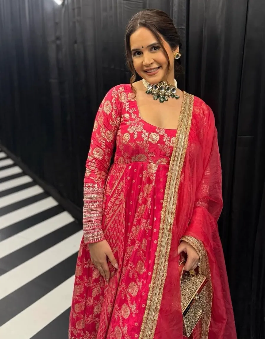 ‘Meher’ - Pink Anarkali Suit view 2