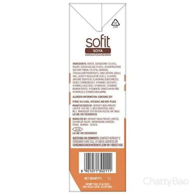 Sofit Soya Drink Chocolate 200 ml view 2