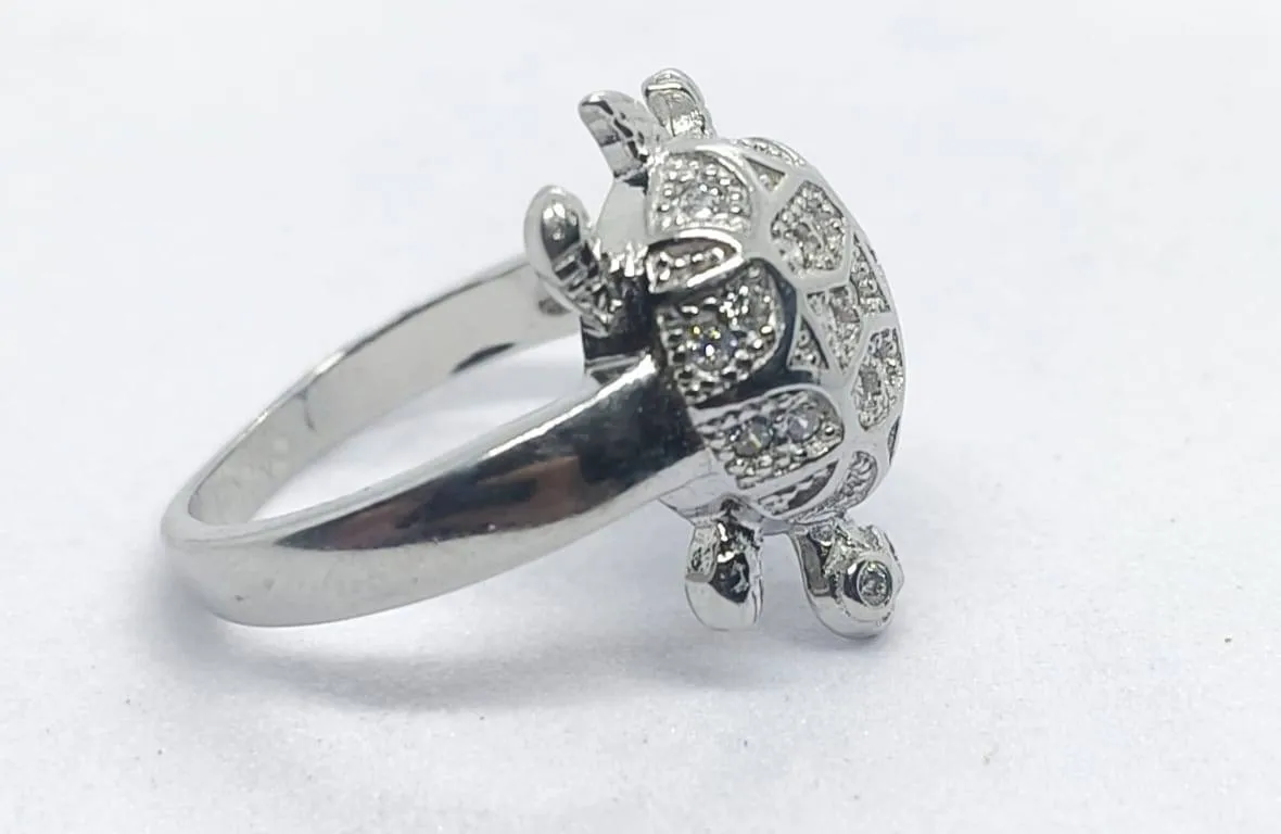 Turtle Silver Ring (AVSLR-11) view 4