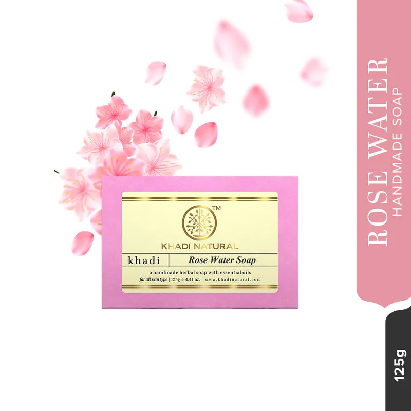Khadi Natural Herbal Rose Water Soap 125 g view 2