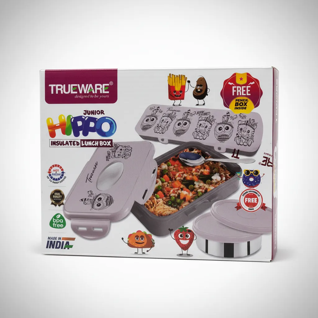 Trueware Junior Hippo Insulated Lunch Box
