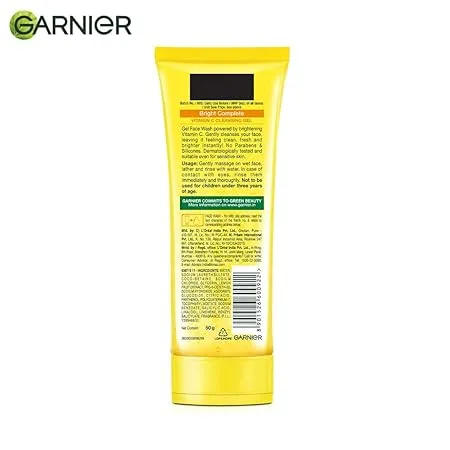 "Garnier Facewash Gel, Gentle Cleanser, Fast Brightening Vitamin C 50 g" view 2