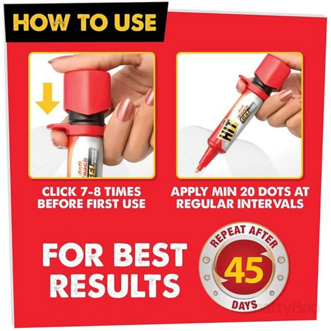 HIT Anti-Roach Gel - Cockroach Killer 20 g view 4
