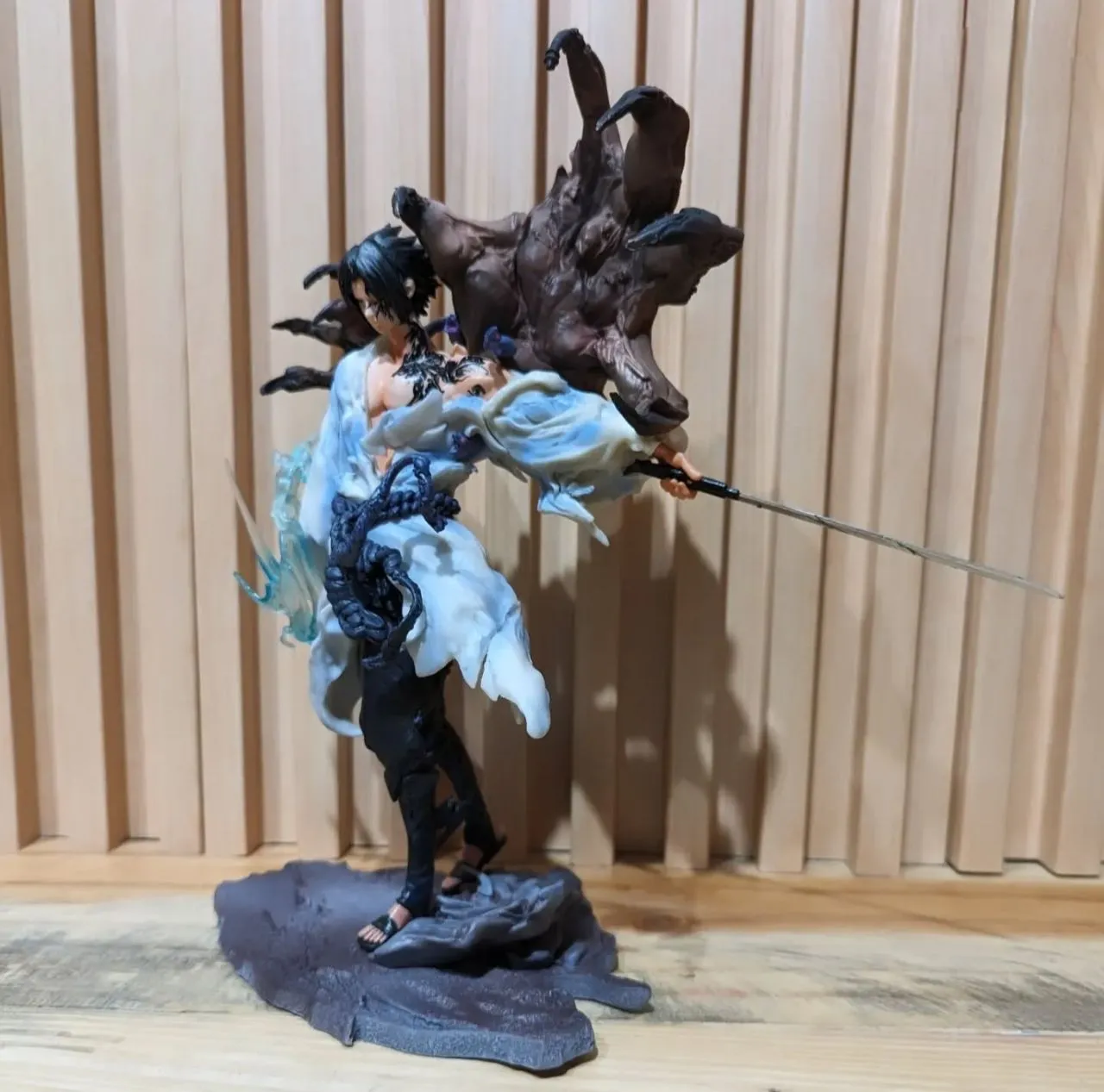Sasuke Uchiha – Curse Mark Final Form Statue view 2