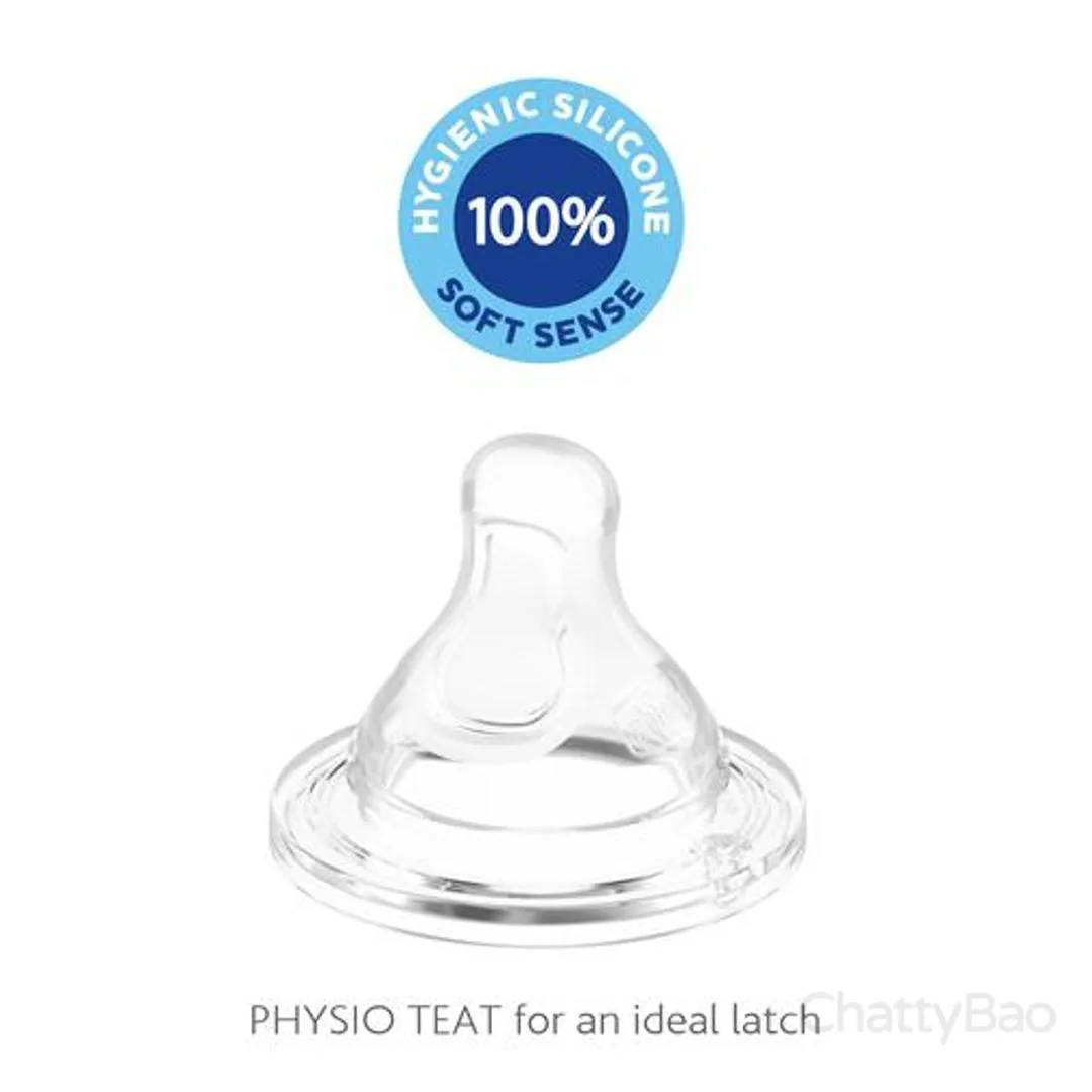 Chicco Baby Feeding Bottle Teat - 0m+ 2 Pieces view 3