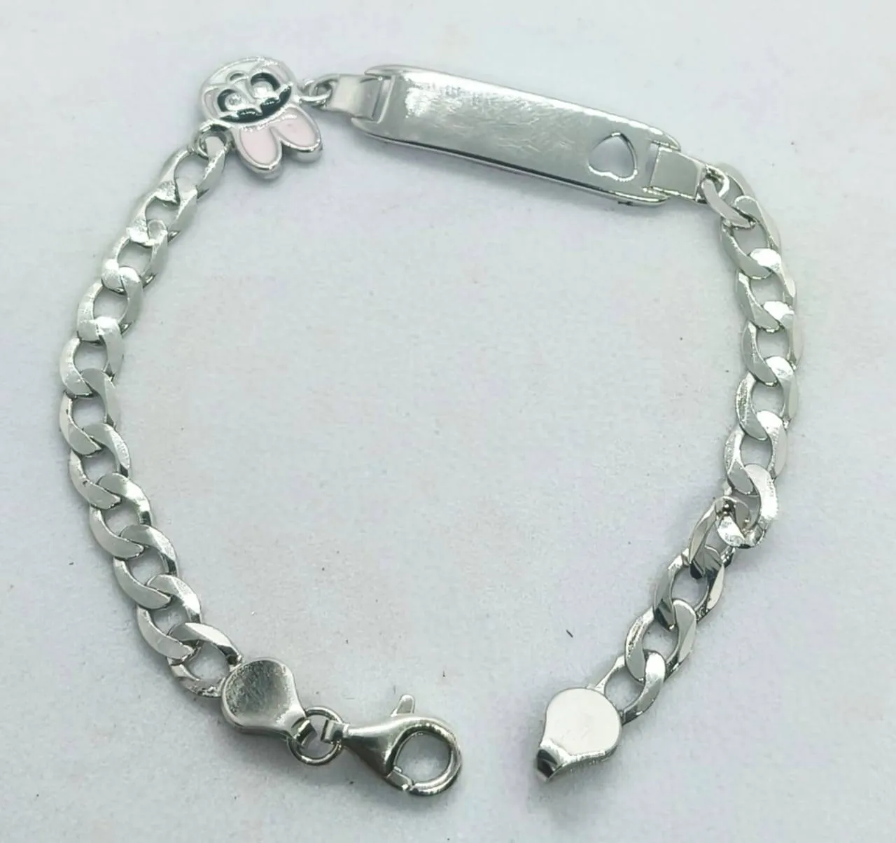 Silver Heart Bracelet (AVSBR-045) view 2