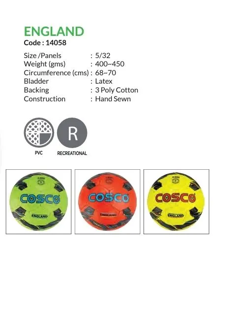 Cosco England Football Size-5 view 2